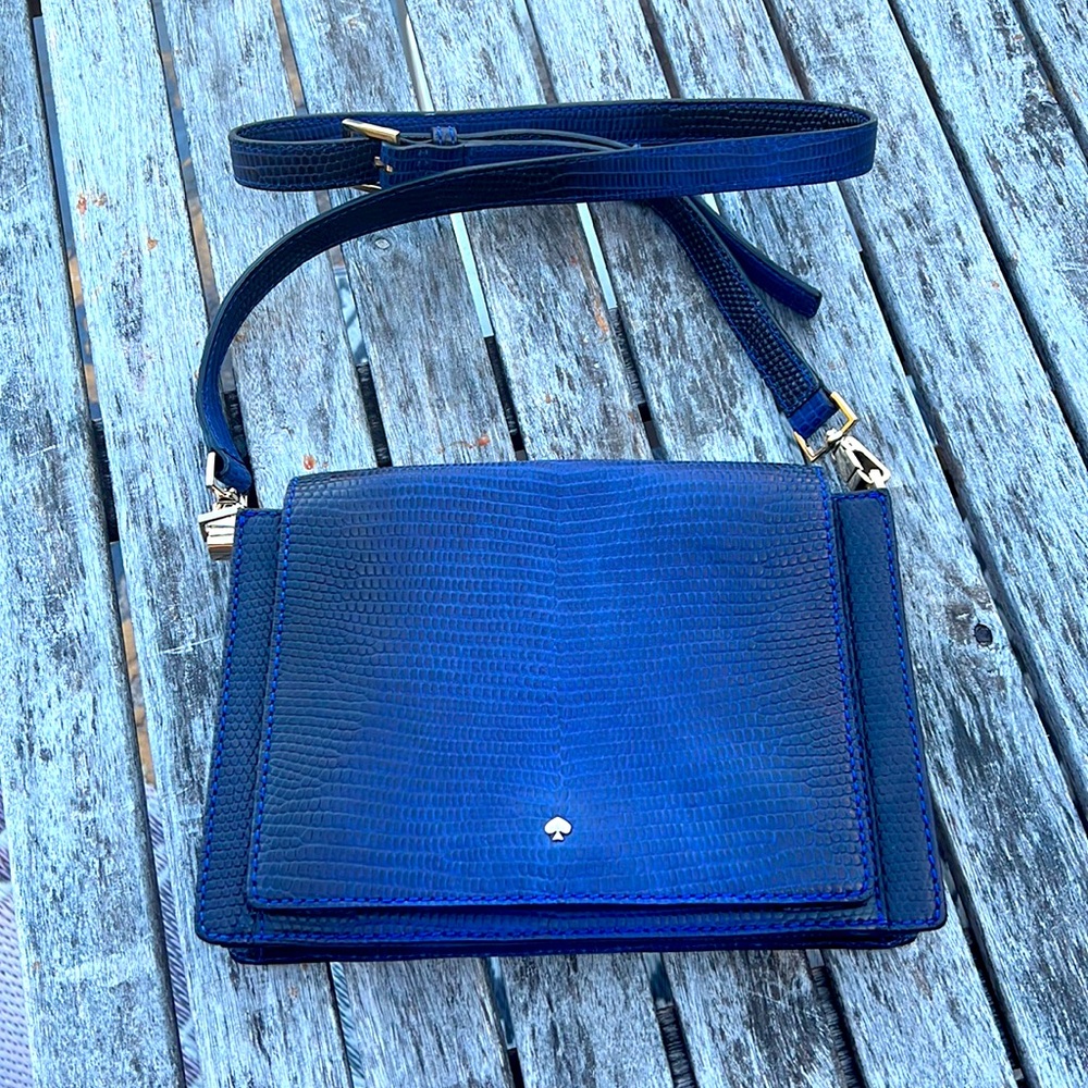Blue Alligator Kate Spade Purse